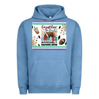 Pigment Pebble Blue i'm just here for the snacks Urban Hoodie - MaliasSmallBusiness