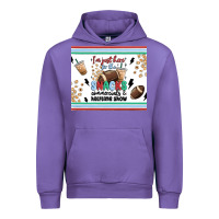 Tulip i'm just here for the snacks Urban Hoodie - MaliasSmallBusiness