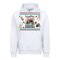 White i'm just here for the snacks Urban Hoodie - MaliasSmallBusiness