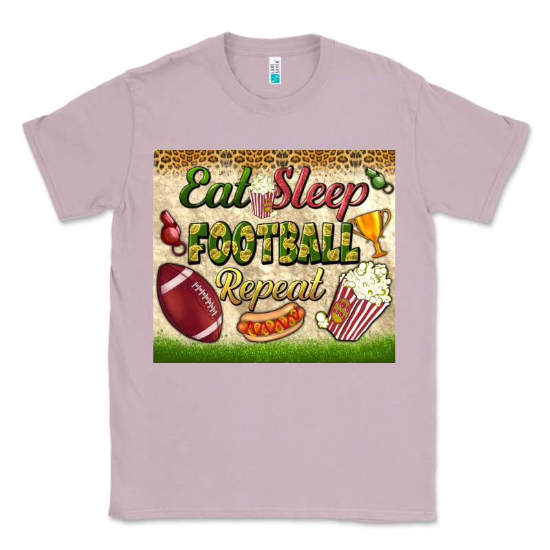 Eat Sleep Football Repeat Tumbler Classic Tee by BundleAndBundleShop | Teevron
