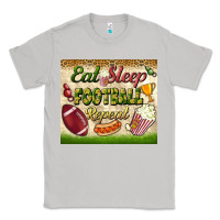 Moon Dust eat sleep football repeat tumbler Classic Tee - BundleAndBundleShop