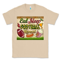 Mushroom eat sleep football repeat tumbler Classic Tee - BundleAndBundleShop