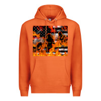 Carrot firefighter thin red lin Premium Hoodie - LillyAllenDesigns