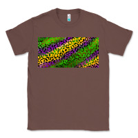 Chestnut Mardi Gras Leopard Classic Tee - RanaPortraitStore
