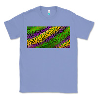 Colony Blue Mardi Gras Leopard Classic Tee - RanaPortraitStore