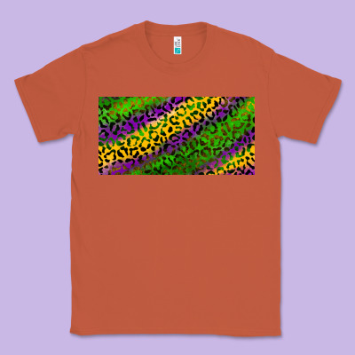 Mardi Gras Leopard Classic Tee Designed By Ranaportraitstore