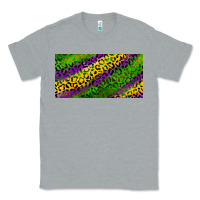 Heather Grey Mardi Gras Leopard Classic Tee - RanaPortraitStore