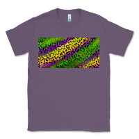 Lavender Mardi Gras Leopard Classic Tee - RanaPortraitStore