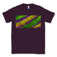 Plum Mardi Gras Leopard Classic Tee - RanaPortraitStore