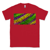 Red Mardi Gras Leopard Classic Tee - RanaPortraitStore