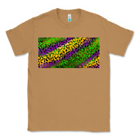 Toasted Coconut Mardi Gras Leopard Classic Tee - RanaPortraitStore