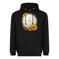 Black western volleyball with sunflower Heavyweight Hoodie - HRA Design Shop