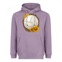 Lavender western volleyball with sunflower Heavyweight Hoodie - HRA Design Shop