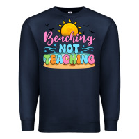 Navy beaching not teaching black back Premium Sweatshirt - JahusDesignShop