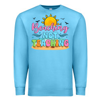 Ocean Blue beaching not teaching black back Premium Sweatshirt - JahusDesignShop