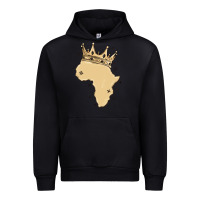 Black africa with crown Urban Hoodie - MaliasSmallBusiness