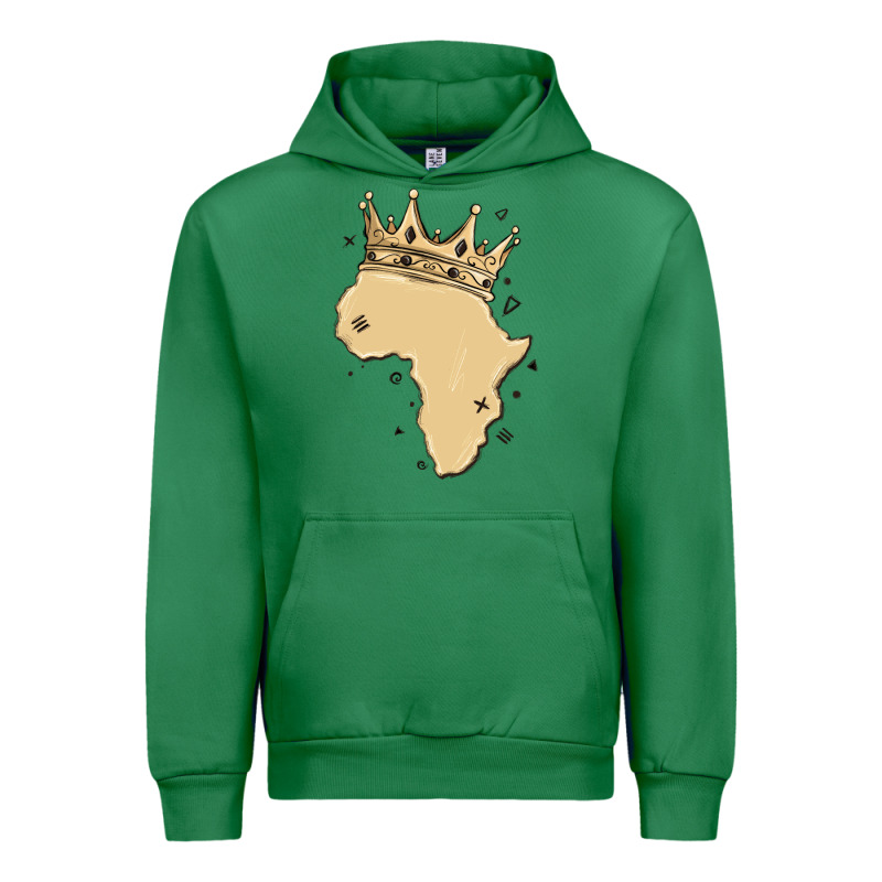Africa With Crown Urban Hoodie by MaliasSmallBusiness | Teevron