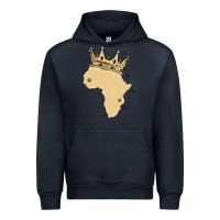 Navy africa with crown Urban Hoodie - MaliasSmallBusiness