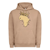 Pigment Burro africa with crown Urban Hoodie - MaliasSmallBusiness