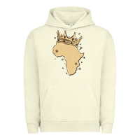 Pigment Pistachio africa with crown Urban Hoodie - MaliasSmallBusiness