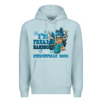 Blue Mist im freakin freezin christmas 2023 Premium Hoodie - NancyCooperArtShop