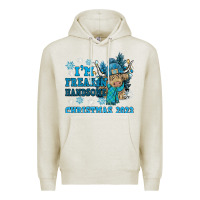 Oatmeal Heather im freakin freezin christmas 2023 Premium Hoodie - NancyCooperArtShop