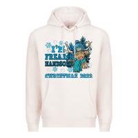 Pale Pink im freakin freezin christmas 2023 Premium Hoodie - NancyCooperArtShop