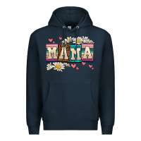 Navy mama Premium Hoodie - AdoDesignShop
