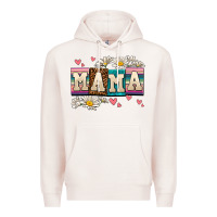 Pale Pink mama Premium Hoodie - AdoDesignShop