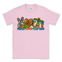 Bubblegum Pink peace love free bird Classic Tee - Zillion Design Studio