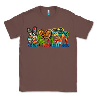 Chestnut peace love free bird Classic Tee - Zillion Design Studio