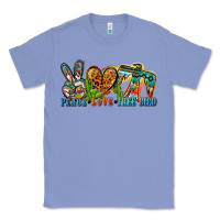 Colony Blue peace love free bird Classic Tee - Zillion Design Studio