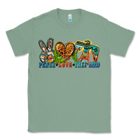 Sage peace love free bird Classic Tee - Zillion Design Studio
