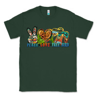 Sports Green peace love free bird Classic Tee - Zillion Design Studio