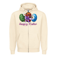 Sandshell easter western eggs happy easter Zipper Hoodie - RanaPortraitStore