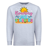 Heather Grey beaching not teaching Premium Sweatshirt - JahusDesignShop