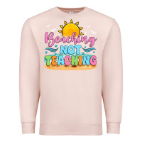 Pale Pink beaching not teaching Premium Sweatshirt - JahusDesignShop