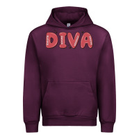 Mauve Wine diva Urban Hoodie - MaliasSmallBusiness
