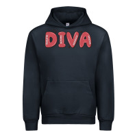 Navy diva Urban Hoodie - MaliasSmallBusiness