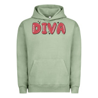 Pigment Oil Green diva Urban Hoodie - MaliasSmallBusiness