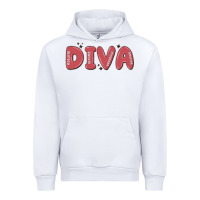 White diva Urban Hoodie - MaliasSmallBusiness