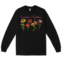 Black grandma's garden Long Sleeve Tee - MaliasSmallBusiness