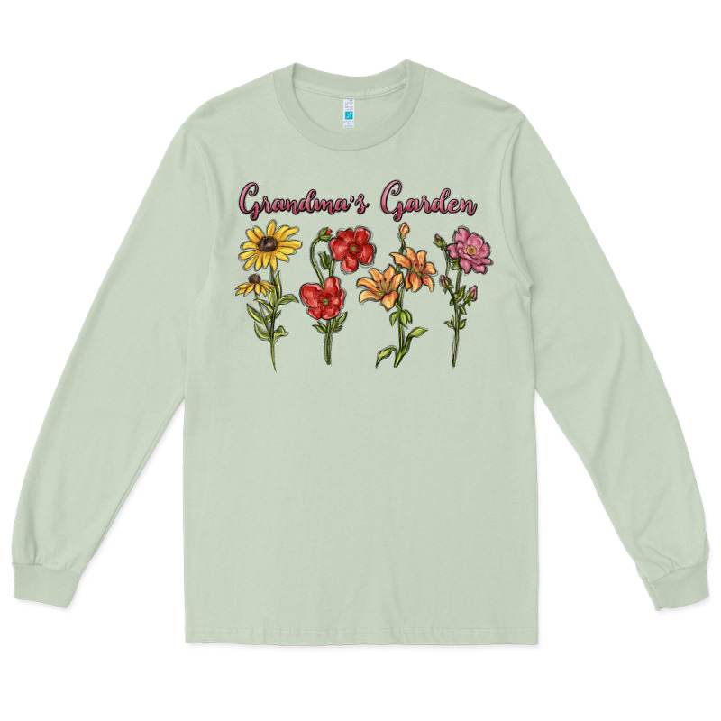 Grandma's Garden Long Sleeve Tee by MaliasSmallBusiness | Teevron