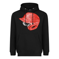 Black red baseball helmet fa element Heavyweight Hoodie - FaDigitalArtStudio