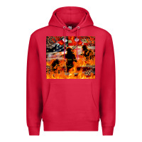 Cardinal Western Firefighters With Thin Red Line Premium Hoodie - LillyAllenDesigns