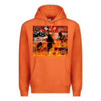 Carrot Western Firefighters With Thin Red Line Premium Hoodie - LillyAllenDesigns