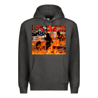 Charcoal Heather Western Firefighters With Thin Red Line Premium Hoodie - LillyAllenDesigns