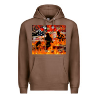 Chestnut Western Firefighters With Thin Red Line Premium Hoodie - LillyAllenDesigns