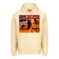 Pina Colada Western Firefighters With Thin Red Line Premium Hoodie - LillyAllenDesigns