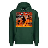 Sports Green Western Firefighters With Thin Red Line Premium Hoodie - LillyAllenDesigns